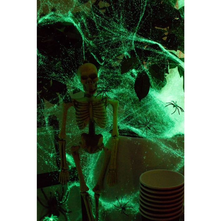 Glow-in-the-dark edderkoppespind