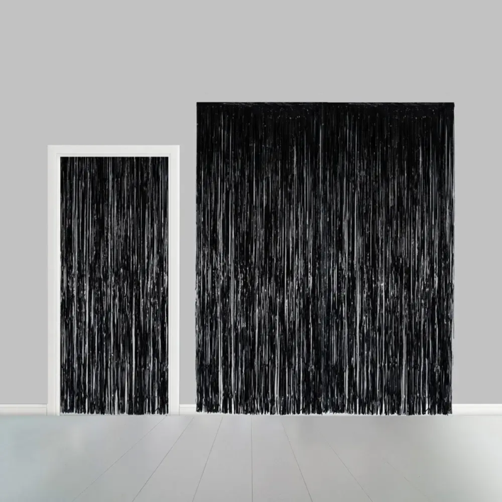 Dørforhæng 100x240cm - Sort