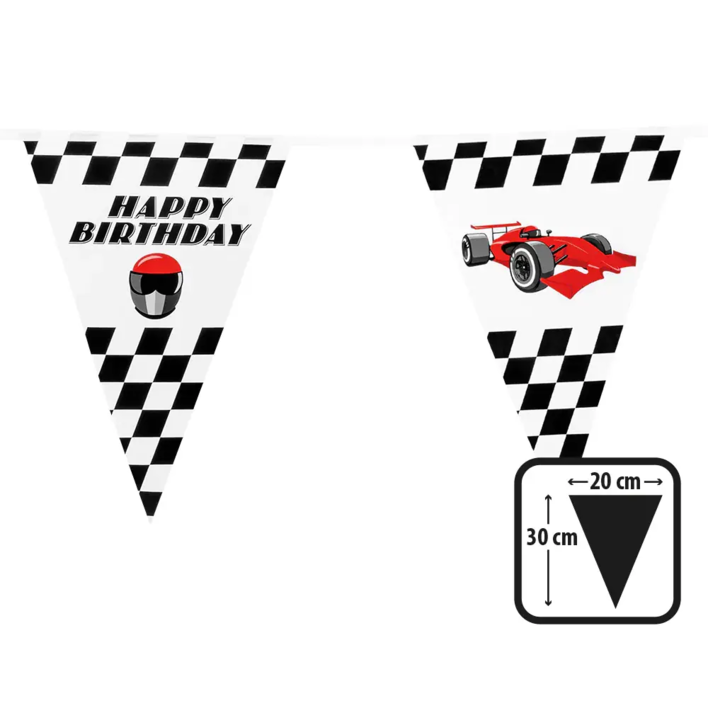 Speed - Racerbil flagbanner 6m