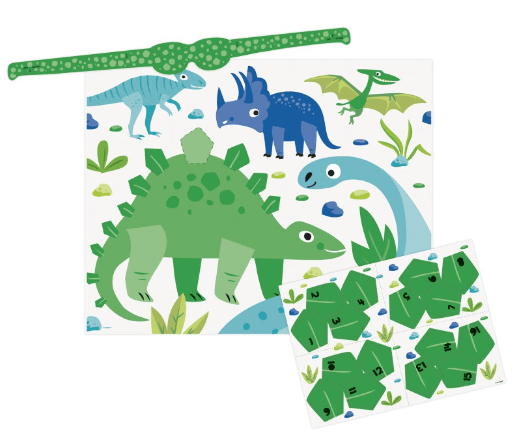 Dino spil - sæt piggen på Stegosaurussen