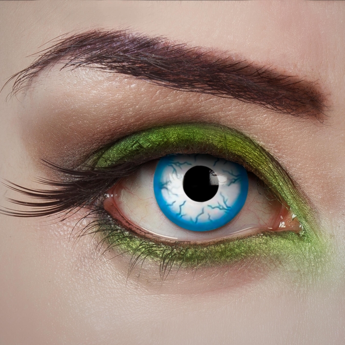 1dags linser blå/hvid - Flash