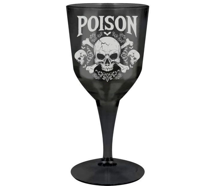 Plastikglas 9x19cm - poison