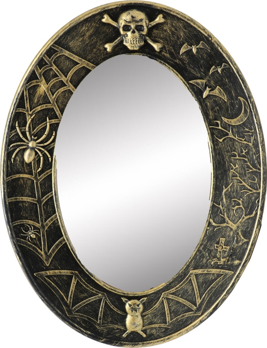 Hjemsøgt spejl m. lys og lyd - 25x32cm