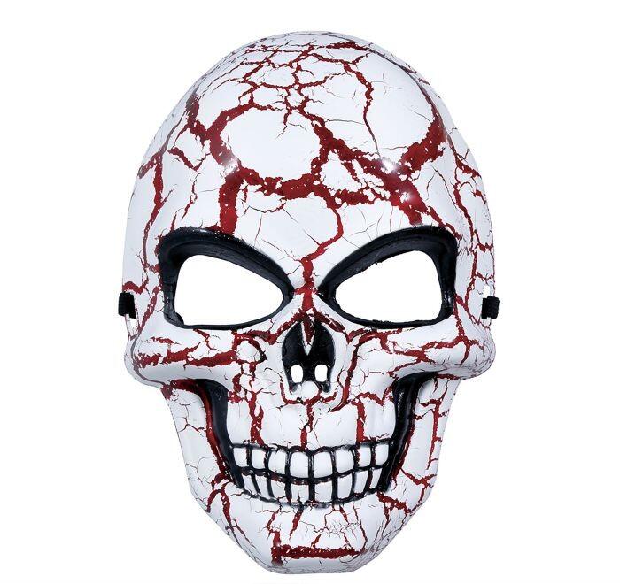 Blodig skelet maske - PVC