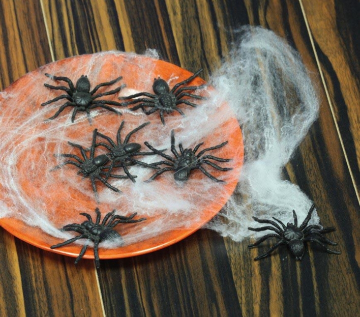 Edderkopper 6 cm - 8 stk