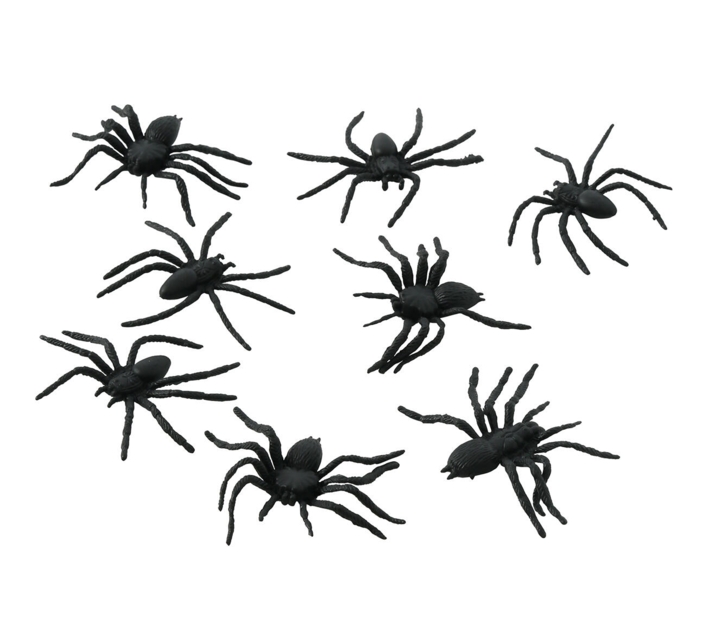 Edderkopper 6 cm - 8 stk