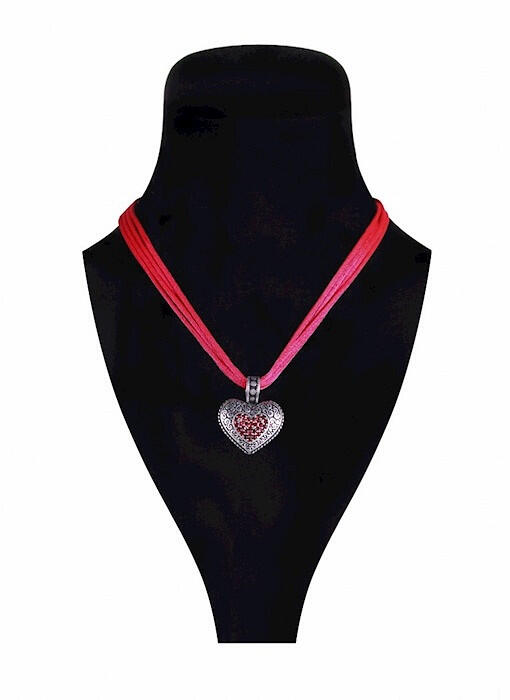 Oktoberfest - Tyroler halskæde - Hjerte