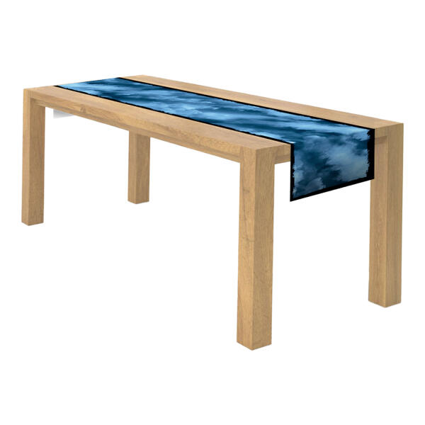 Bordløber - haunted forest - Blå/sort papir