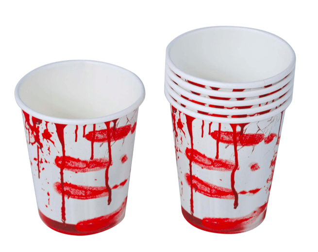 Blodige kopper - 6 stk, 240ml