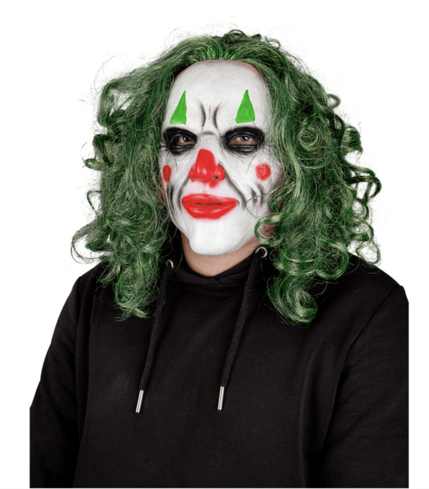 Psyko klovn - latex maske