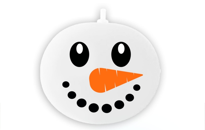 Juleballoner - Snemand - LED