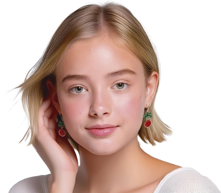 Juleøreringe - til huller i ørerne