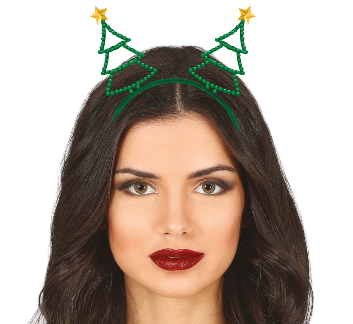 Hårbøjle - juletræer - Juletema