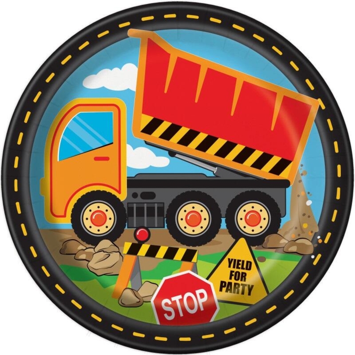 Gravemaskine tema tallerkener