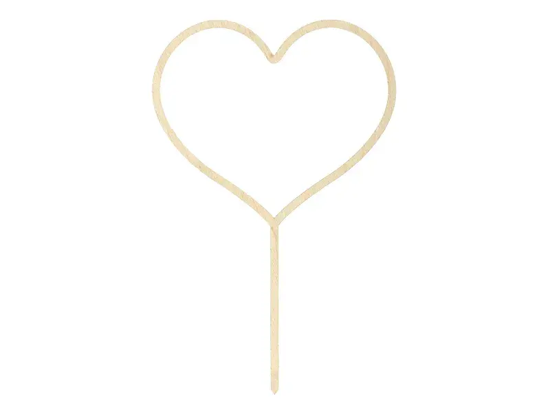 Kagetop herte i træ