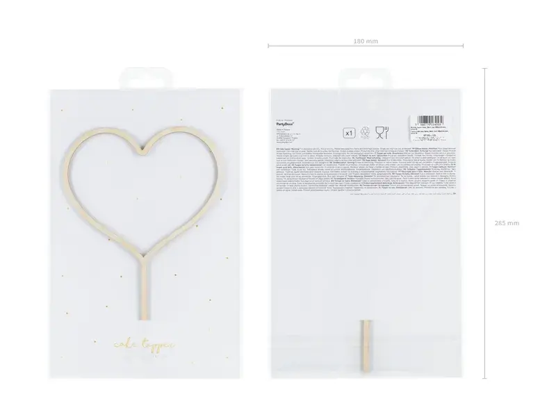 Kagetop herte i træ