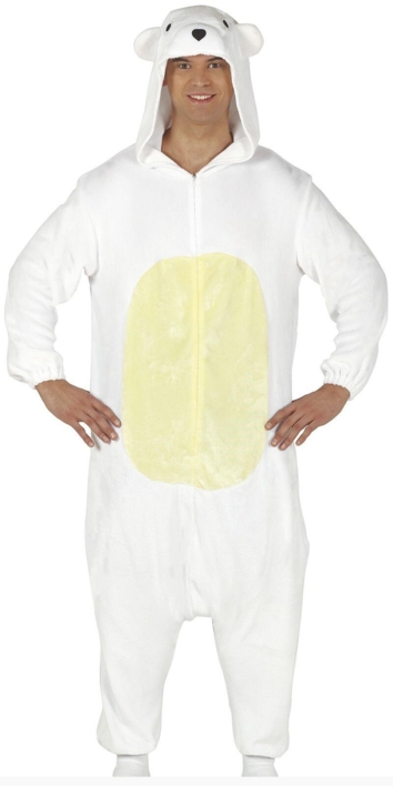 Isbjørn kostume til voksne