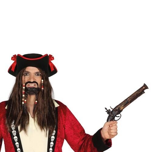 Pirat pistol - guldmeleret