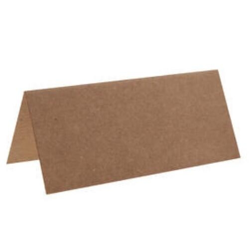 Bordkort 3x7cm i Natur-brun