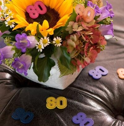 80ér konfetti i træ