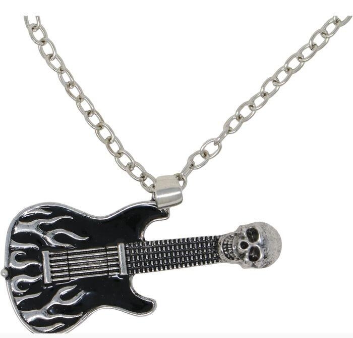 Rock guitar i halskæde