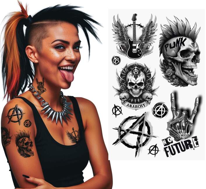PUNK tatoveringer