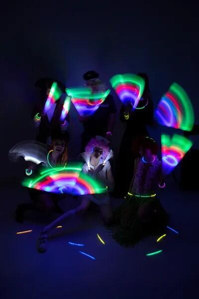 Skumstav med LED lys