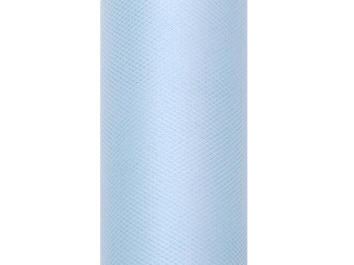 Tyl rulle i lyseblå