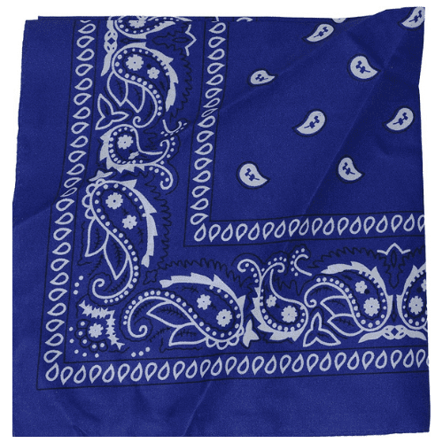 Cowboy Bandana i blå