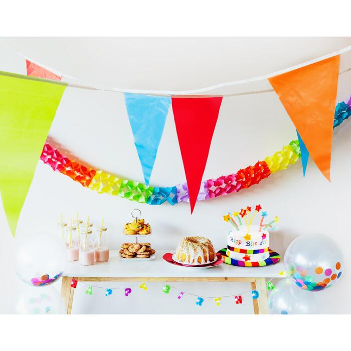 Hat Rainbow cake 'Happy birthday'