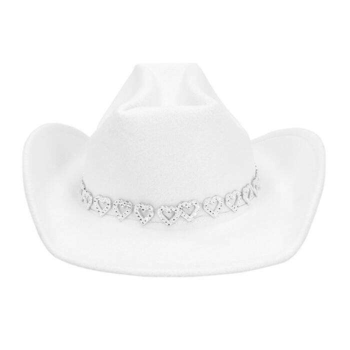Cowboy hat Jamie med hjerter