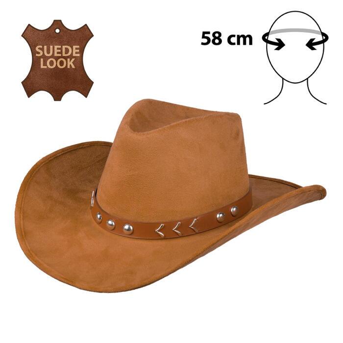 Cowboyhat Lysebrun