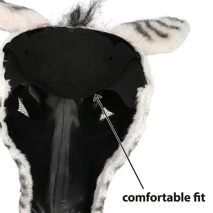 Zebra Plys Halvmaske