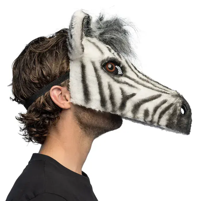 Zebra Plys Halvmaske