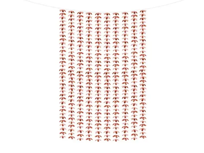 Forhæng Blomster Rose Gold