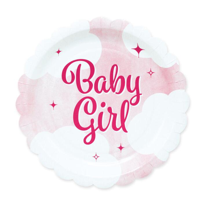 Baby Girl Paptallerken