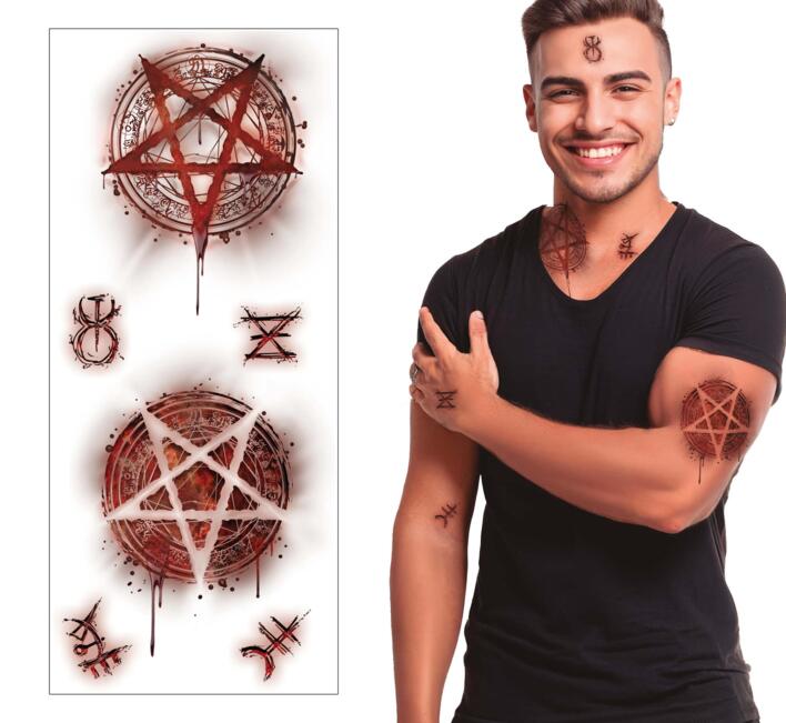Sår og Ar tattoo - Satanic