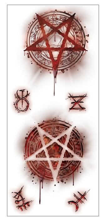 Sår og Ar tattoo - Satanic