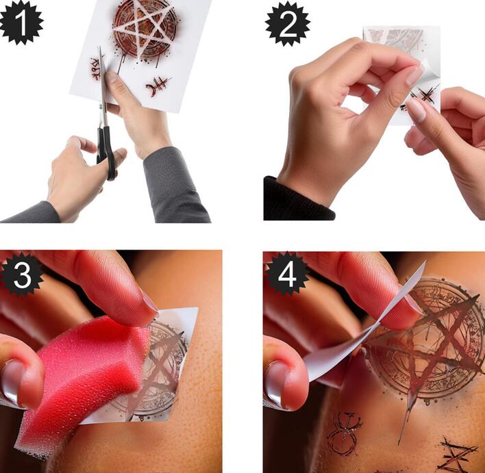 Sår og Ar tattoo - Satanic