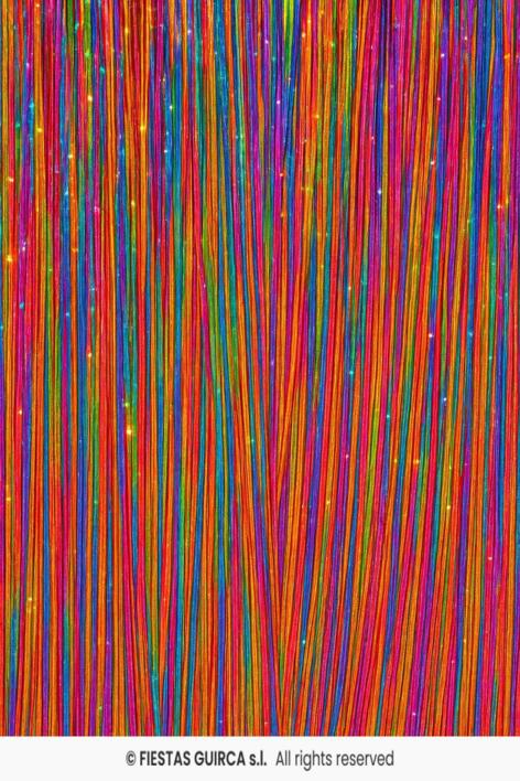 Hårextensions 3 stk. i glitter-Multi