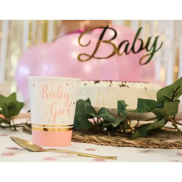 Baby shower papkopper - Baby Girl