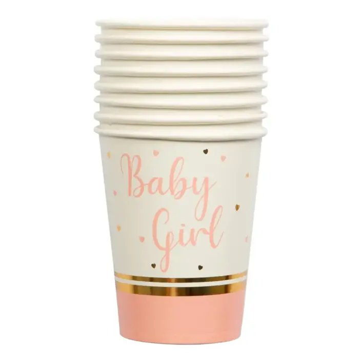 Baby shower papkopper - Baby Girl