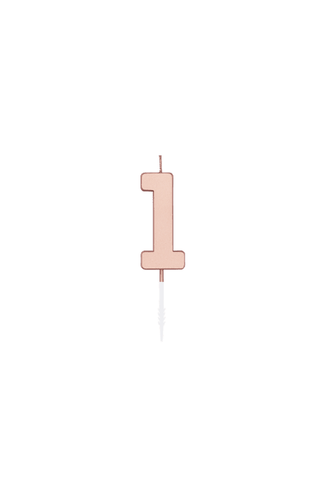 Kagelys 1 tal - Rosegold