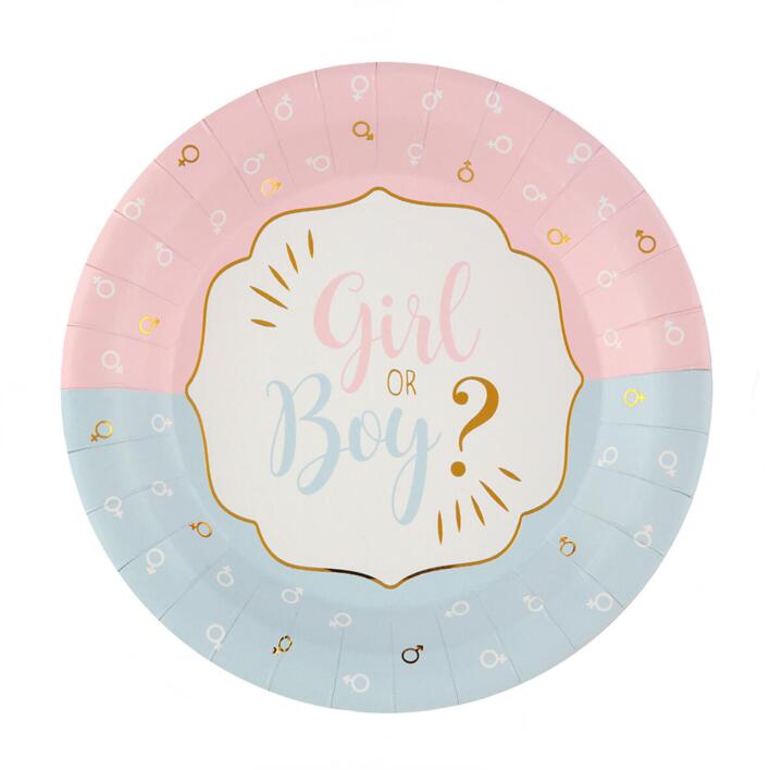 Boy or Girl Paptallerkener
