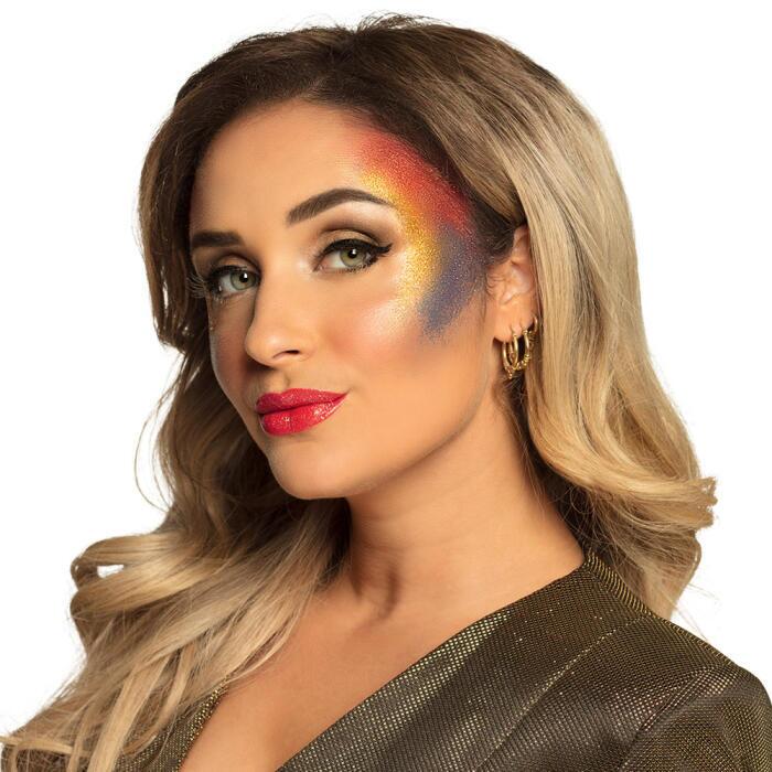 Glitter make-up palette