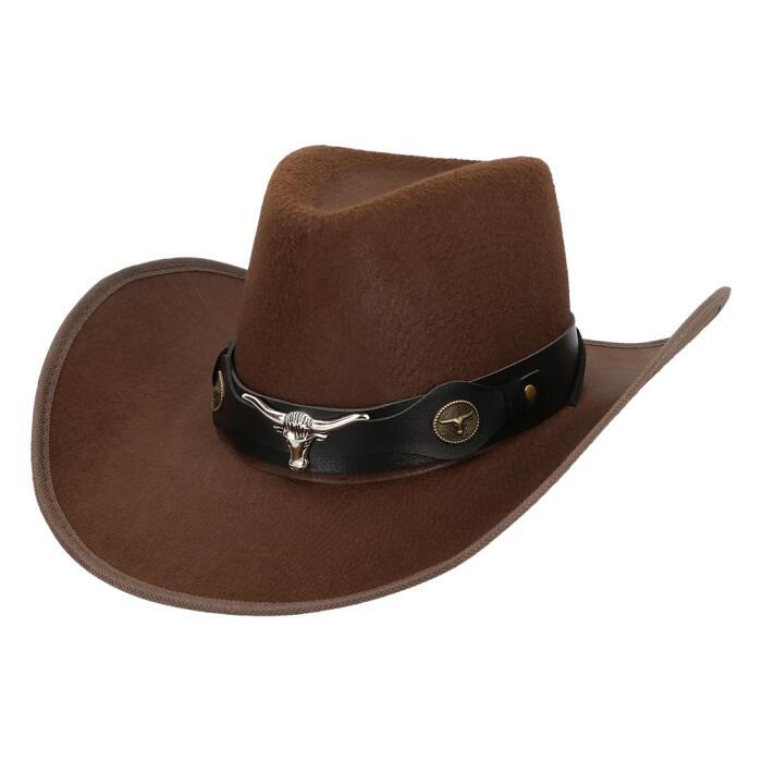 Cowboy hat Wyatt brun