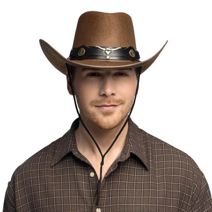 Cowboy hat Wyatt brun