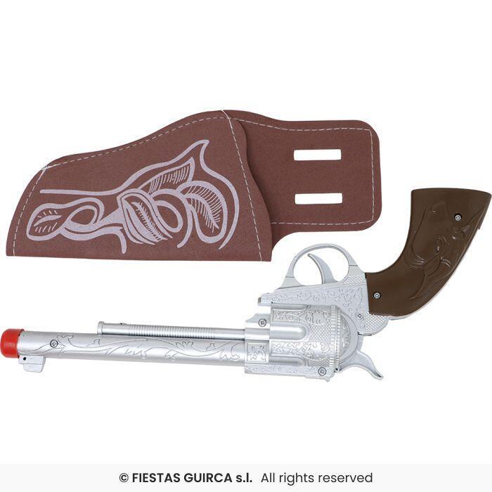 Cowboy Revolver med Hylster - Barn 30 cm