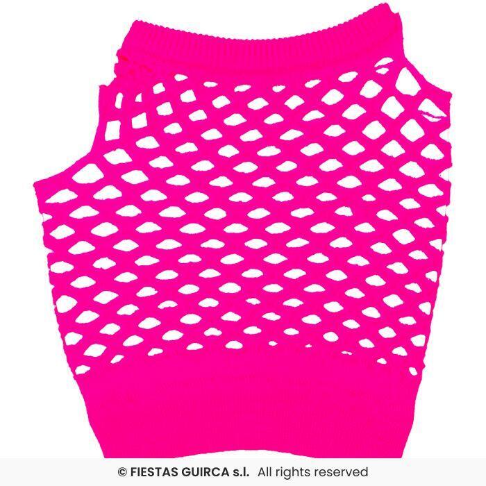 80'er sæt 5 dele - Neon pink