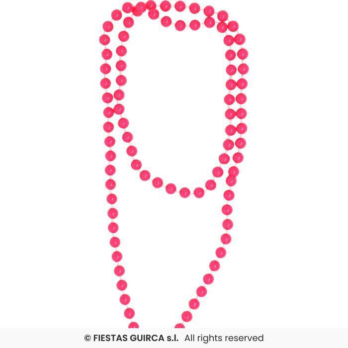 80'er sæt 5 dele - Neon pink